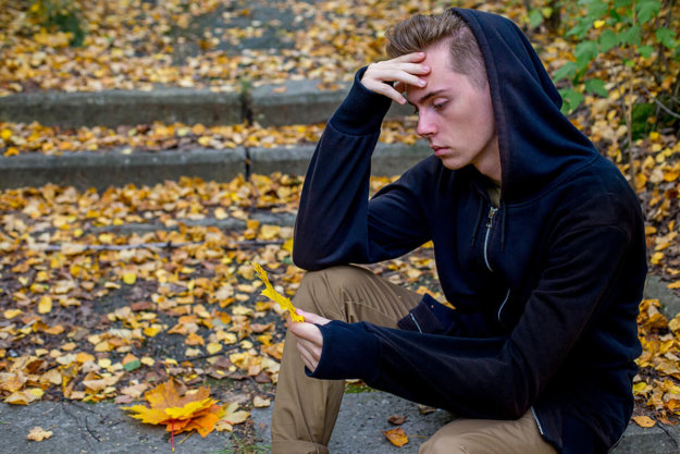 depression in teens young male dealing with the rise of Depression in teens