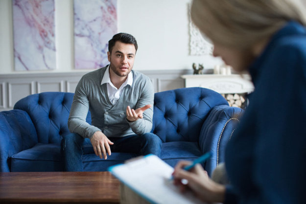 benefits of cognitive behavioral therapy Man reaping the benefits of cognitive behavioral therapy